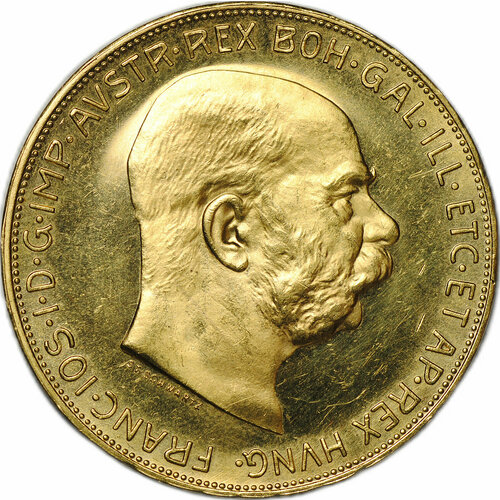 Монета 100 крон 1915 Австрия австрия 1 крона 1897 г