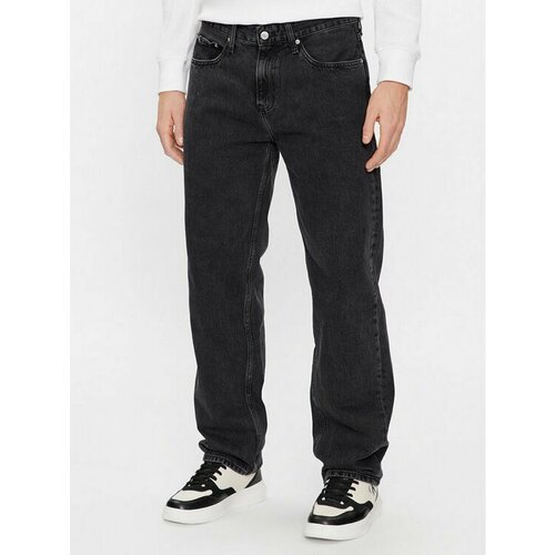 Джинсы Calvin Klein Jeans, размер 30 [JEANS], черный icclek cross jeans men s jeans hip hop jeans casual jeans straight pants