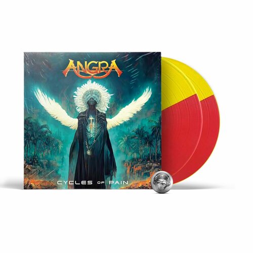 Angra - Cycles Of Pain coloured 2LP 2023 Yellow White 180 Gram Gatefold Виниловая пластинка 7780₽