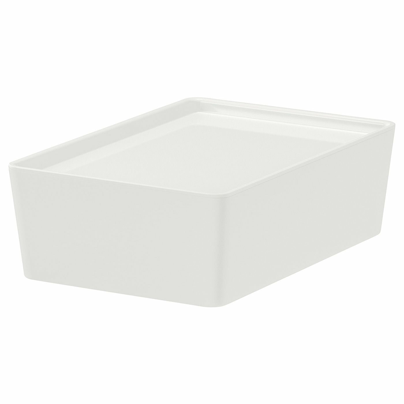 KUGGIS Контейнер с крышкой IKEA, белый 18x26x8 см (10376366)