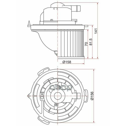 Мотор Отопителя Tg-Hbf006Ndp-1017 Ti-Guar Mazda 3 03-Mazda 5 05- Lhd Ti-Guar арт TGHBF006 7670₽