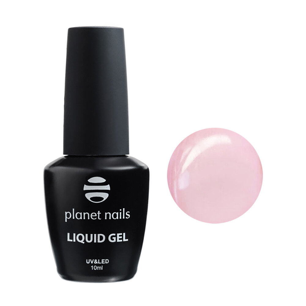 PLANET NAILS LIQUID GEL полигель №11355 PASTEL PINK 10 МЛ