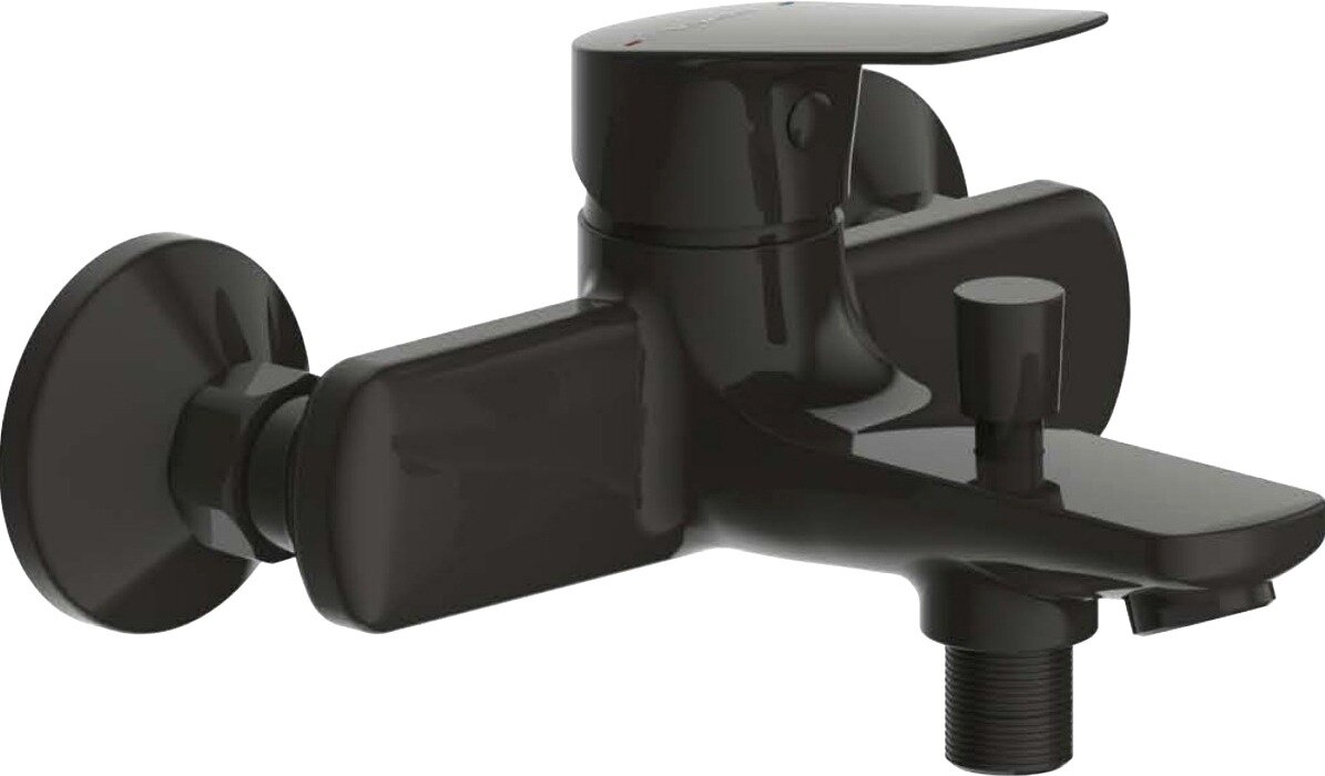 Bravat Смеситель для ванны RHEIN F6429564BW-01-ENG черный матовый Bravat