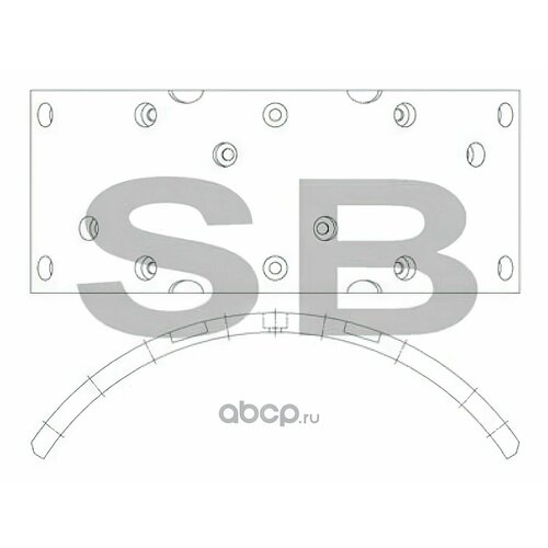 Накладка тормозная 975₽