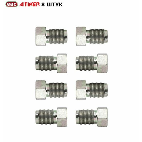 Гайка ГБО ATIKER 6 мм M12X1 метан 8 штук 651₽