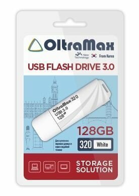 USB флэш-накопитель (OLTRAMAX OM-128GB-320-White USB 3.0)