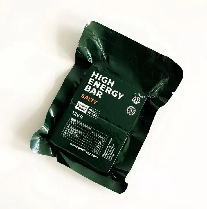 фото Комплект 8шт Аварийный рацион питания HIGH ENERGY BAR 120г Соленый в поход/дорогу/сытно/вкусно/полезно/завтрак/обед/ужин/с собой/сух паек/сухпаек