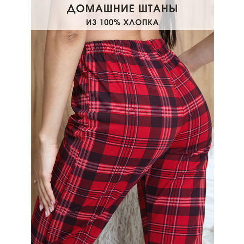 фото Брюки angels wear, размер xl, красный, черный