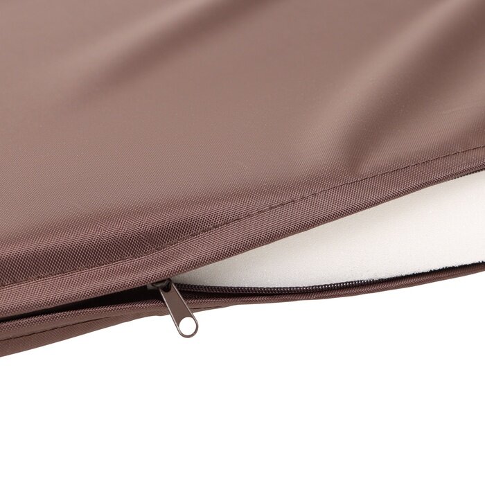 Подушка для дивана Альтернатива 53.5 х 49 х 5 см, оксфорд 420, коричневая