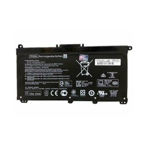 Аккумулятор для ноутбука HP Pavilion 14-bf/14-bk/15-cc/15-cd/15-ck/x360 14-cd 3470мАч 11.6 V HP 920070-855-SP аккумулятор батарея hp pavilion 14 ac000