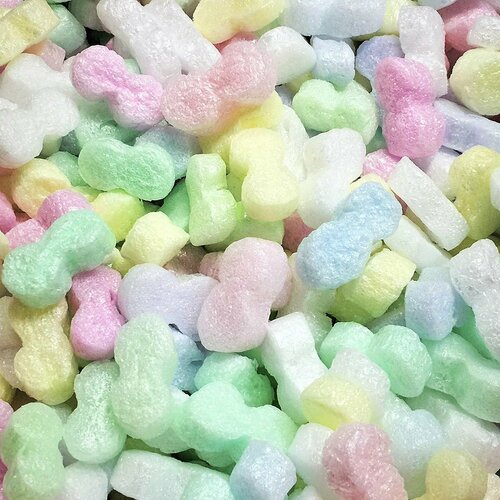 Наполнитель полистирольный «Конфетти», цветной, 150 л