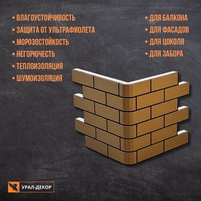 Термопанель угловая "Песок"