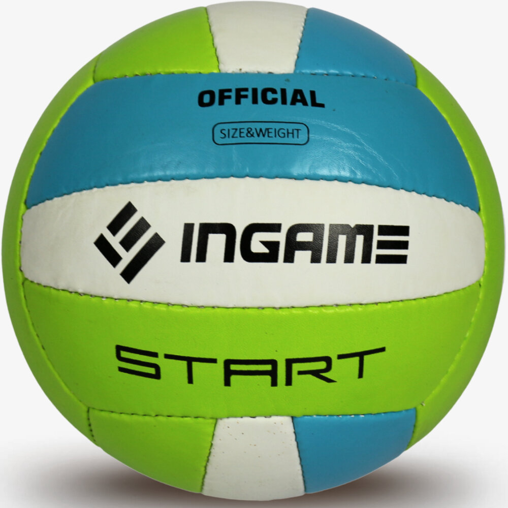 Мяч волейбольный INGAME START (зеленый-голубой)