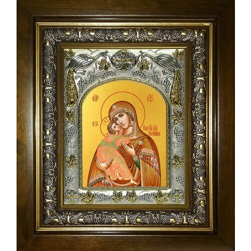 Икона Владимирская икона Божией Матери настенные часы икона 7 божией матери владимирская