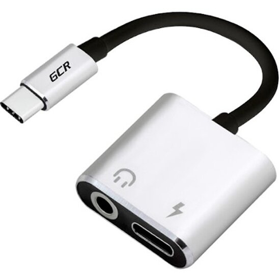 Адаптер-переходник Gcr гибкий USB 2.0 Type C / AUDIO