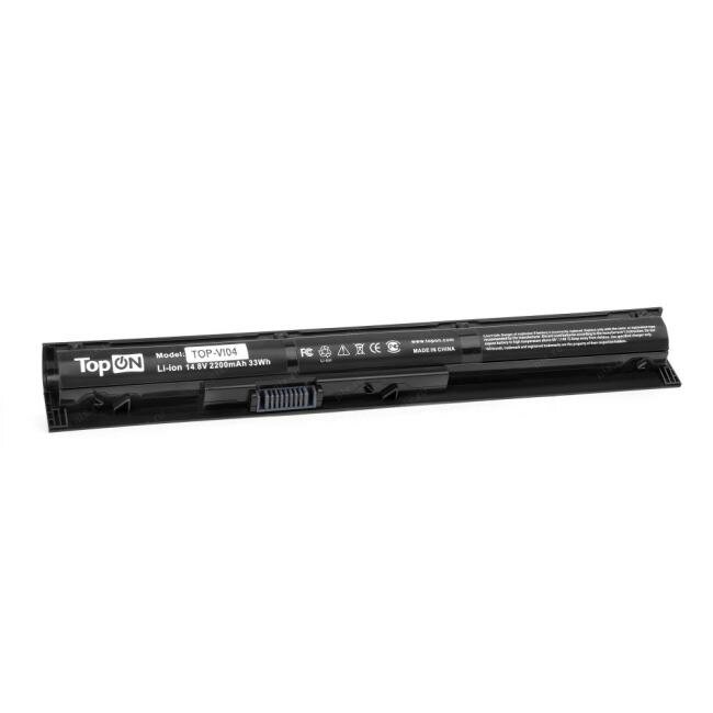 Аккумулятор TopON для ноутбуков Topon HP 15, 17, Pavilion 15, 17, ProBook 450 G2, 455 G2 Series. 14.8V 2200mah PN: VI04, TPN-Q142