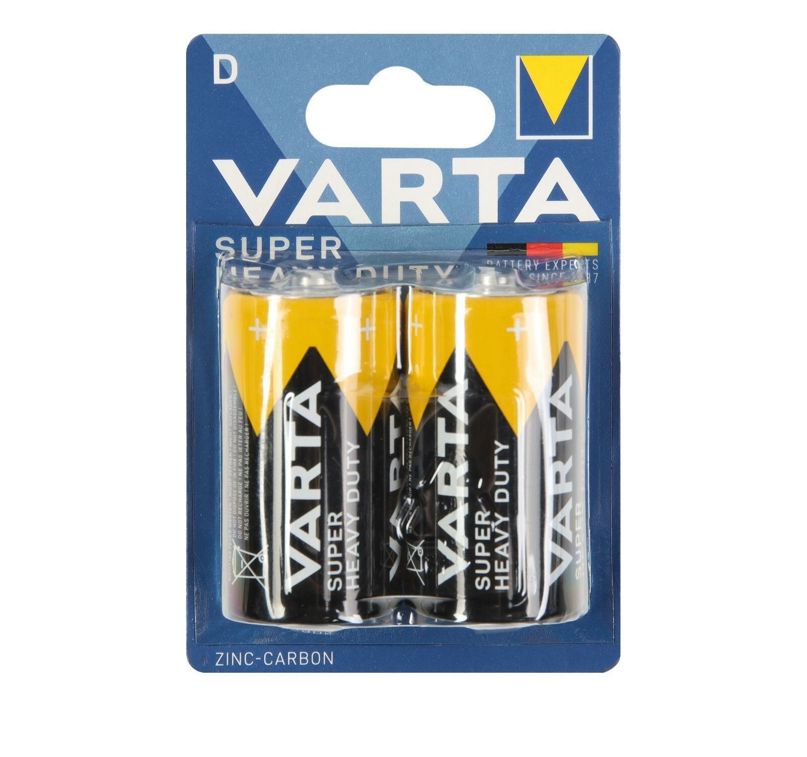 Батарейка Varta Superlife D, 2 шт. - фото №18