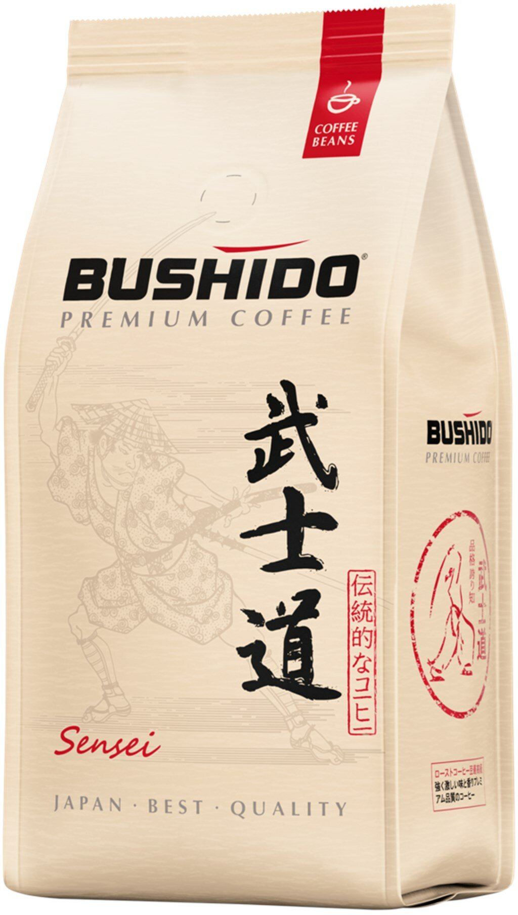 Кофе в зернах Bushido Sensei, 1 кг