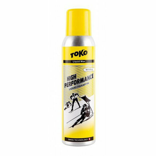 Экспресс смазка TOKO Парафин жидкий High Perf (Liquid Paraffin yellow) жидкий парафин toko base performance liquid paraffin blue 100ml 5502046 10°с 30°с