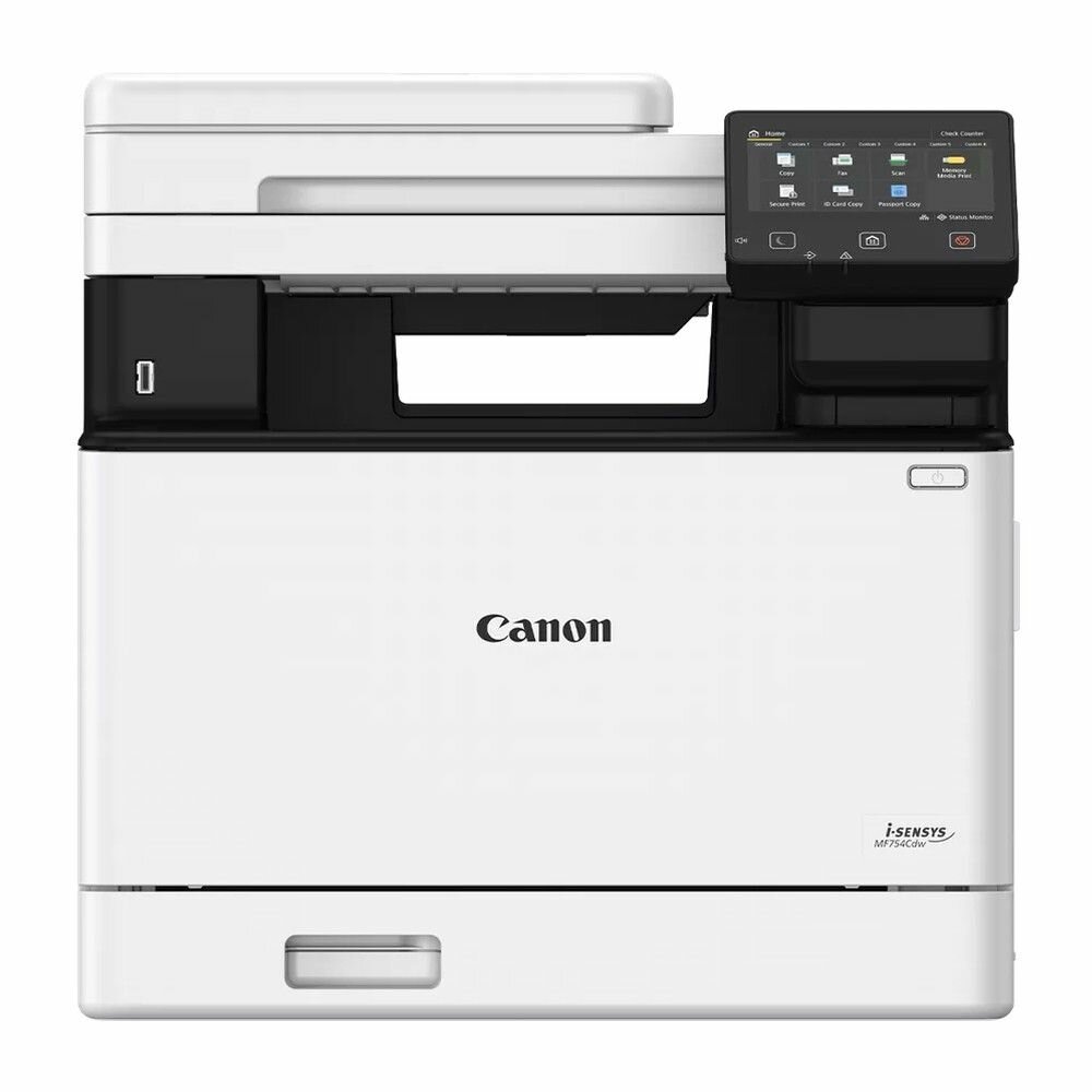 Canon МФУ Canon i-SENSYS MF754Cdw (лазерное цветное A4, 1200x1200, 33стр/мин, 1Gb, DADF, Duplex, WiFi, Lan) (5455C009) 5455C009