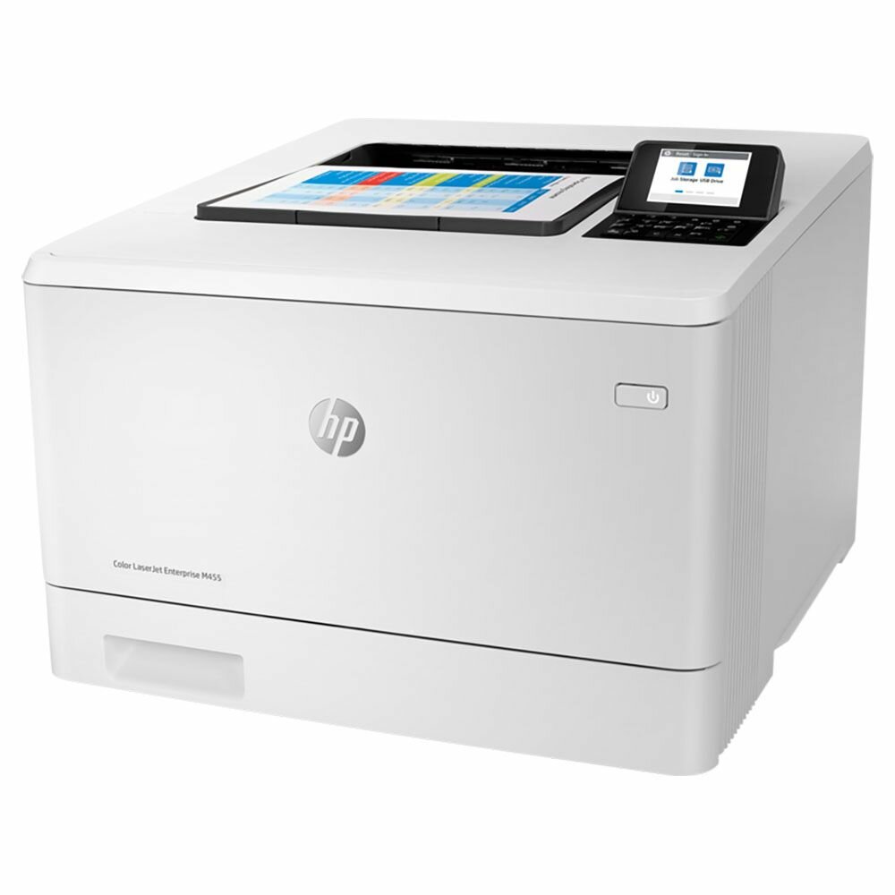 HP Принтер HP Color LaserJet Pro M455dn (Принтер лазерный цветной, A4, 600x600 dpi, 27 ppm, 1,25Gb, 2trays 50+250, Duplex, USB/GigEth) M455dn