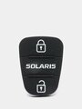 Кнопки Нyundai Solaris на выкидной ключа авто для замены корпус ключа Хендай Солярис Цвет Черный