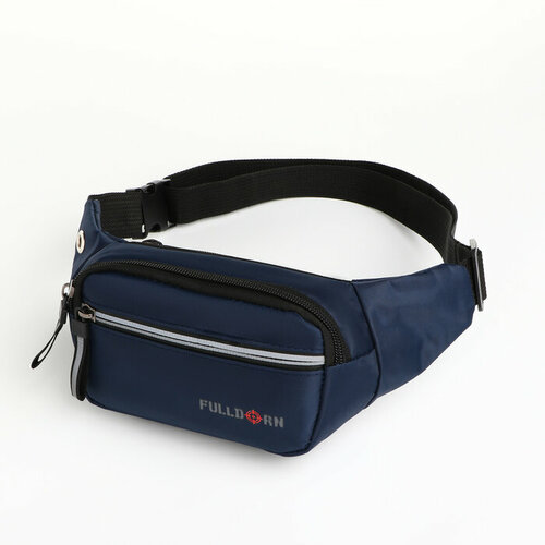 Сумка поясная Fulldorn, синий сумка поясная piove 9862 блу спортивная текстиль синий