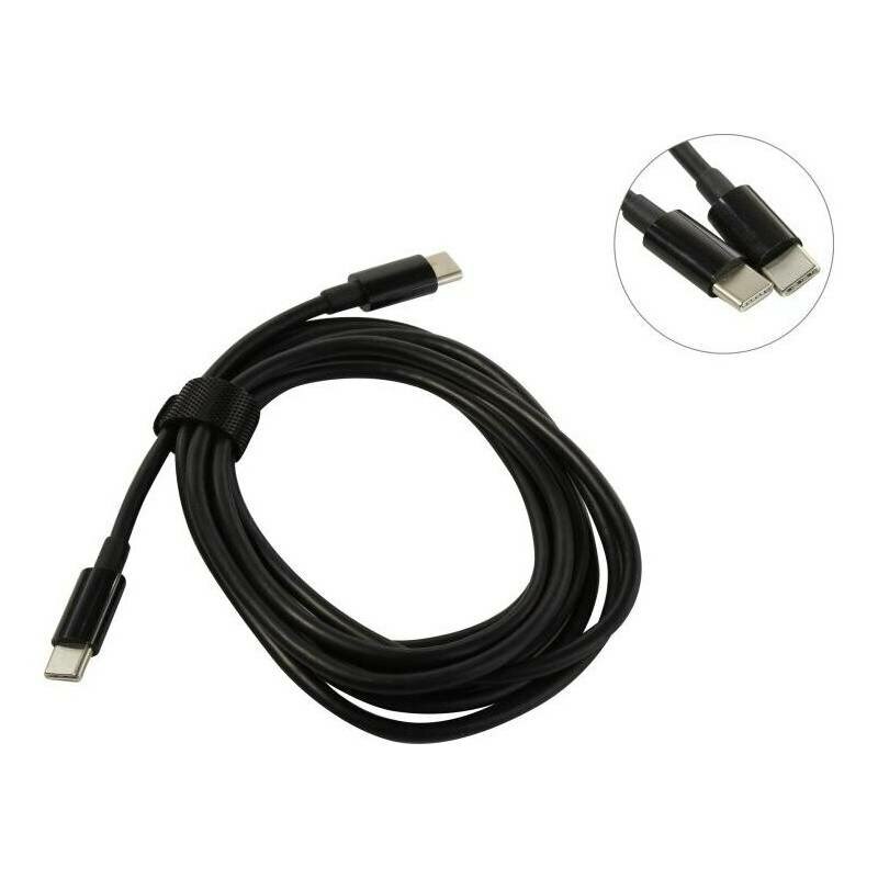 фото Аксессуар KS-is USB-C - USB-C PD 3A 1.2m Black KS-491L1B-1.2