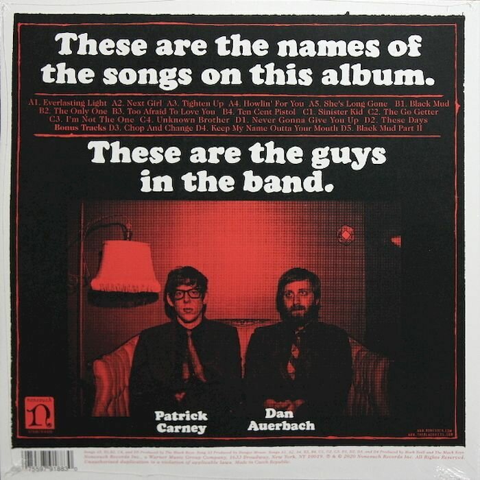 0075597918830, Виниловая Пластинка Black Keys, The, Brothers Warner Music - фото №3