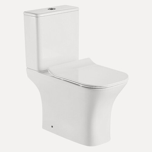 Изображение товара Унитаз компакт Azario Fretta Square AZ-5121