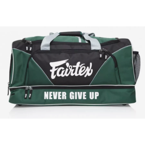 Сумка спортивная Fairtex, 30х35х60 см, зеленый сумка спортивная fairtex 414993 32х36х72 см черный