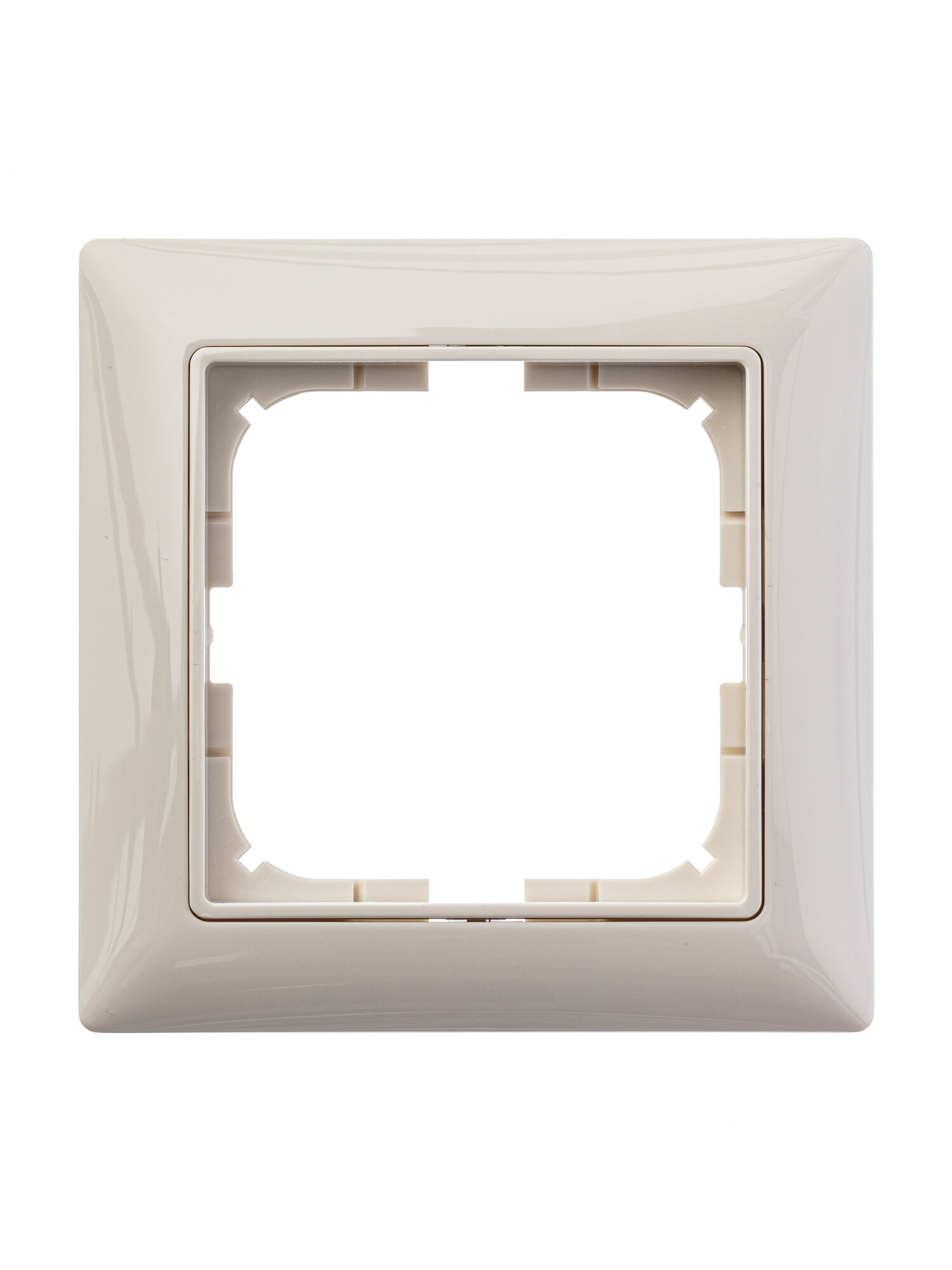 Basic55 2CKA001725A1484 Рамка 1-постовая (слоновая кость) ABB - фото №5