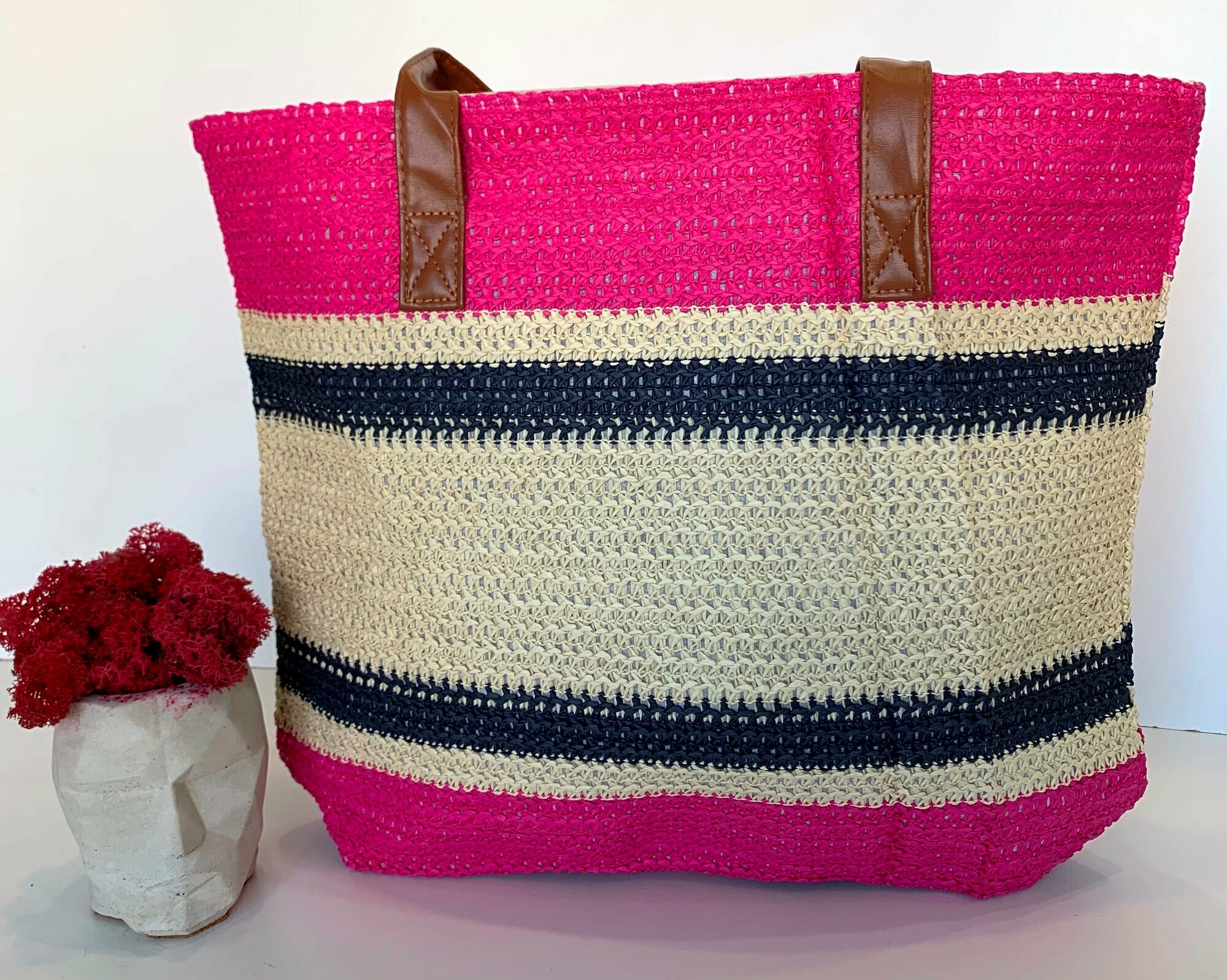 фото Женская плетеная сумка/Плетеная сумка на плечо/Летняя плетенная сумка для женщин/ Пляжная плетенная сумка