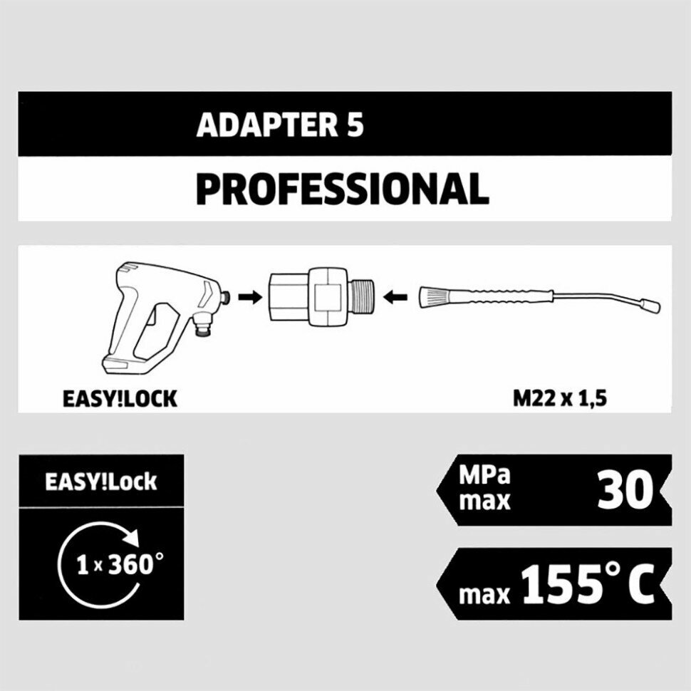 Адаптер для минимойки Karcher - фото №4