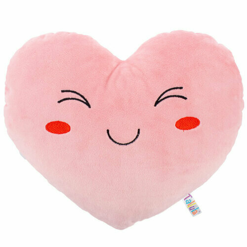 Игрушка мягконабивная Tallula Сердце с улыбкой, 30 x 35 см, розовое игрушка мягконабивная tallula дельфин 50 см