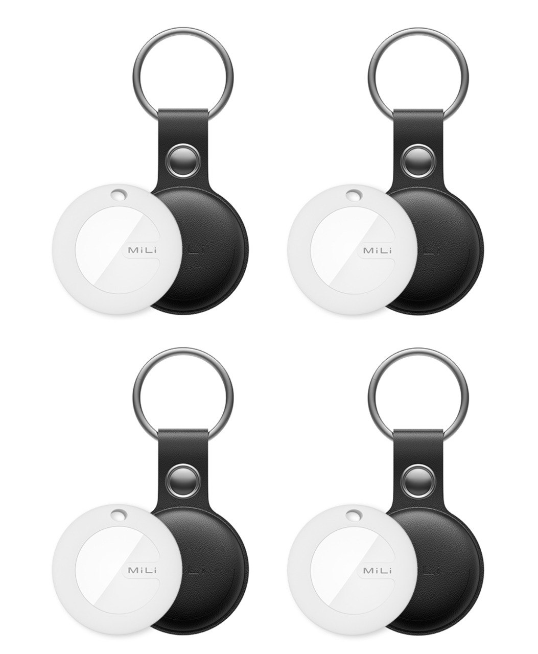 Умный брелок MiLi MiTag (4 pack) Черный