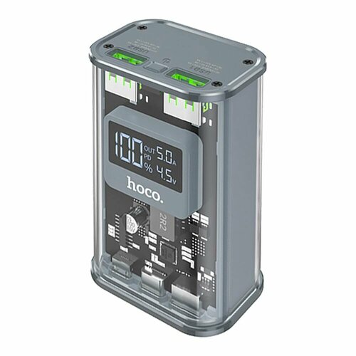 Внешний АКБ HOCO J105 Discovery 10000 mAh 2xUSB 1xUSB-C 3А QC 30 PD20W LED дисплей Li-Pol с 2950₽