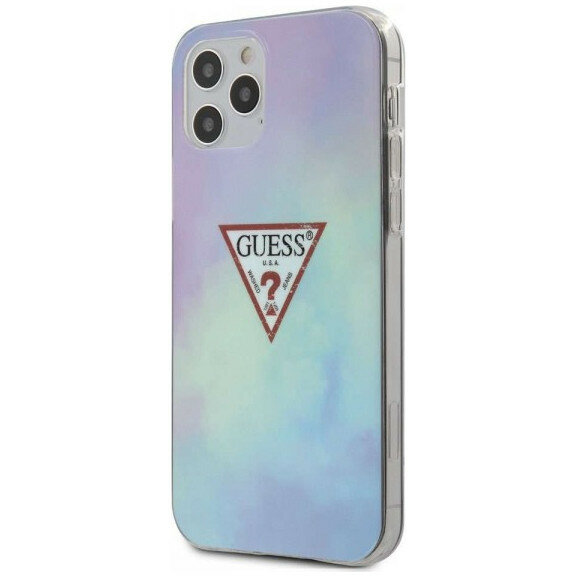 Чехол CG Mobile Guess PC/TPU TIE & DYE Hard для iPhone 12 Pro Max, цвет Голубой (GUHCP12LPCUMCGC02) GUHCP12LPCUMCGC02