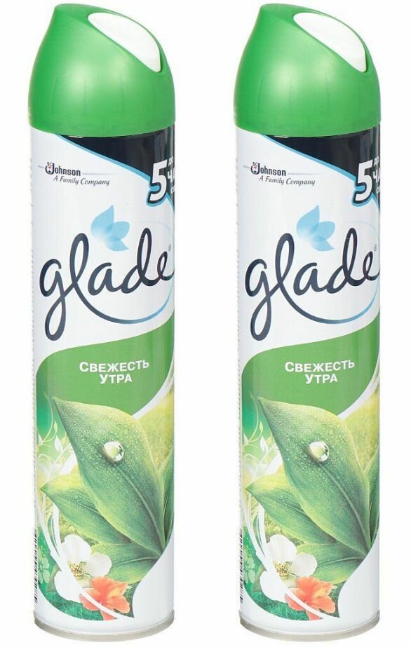 Glade Освежитель воздуха Свежесть утра 300 мл 2 шт