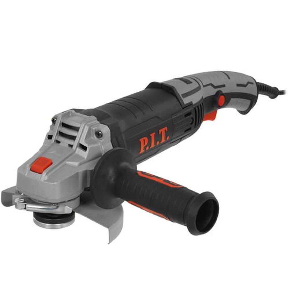 УШМ P.I.T. PWS125-C7, 1200Вт, 125мм, бронирование ротора, пылезащита — фото 1