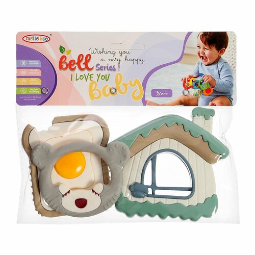 Набор прорезывателей для зубов Мишутка 3 шт 446₽