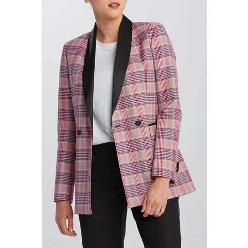 Пиджак GANT, размер 34, розовый, черный пиджак gant размер 34 бежевый