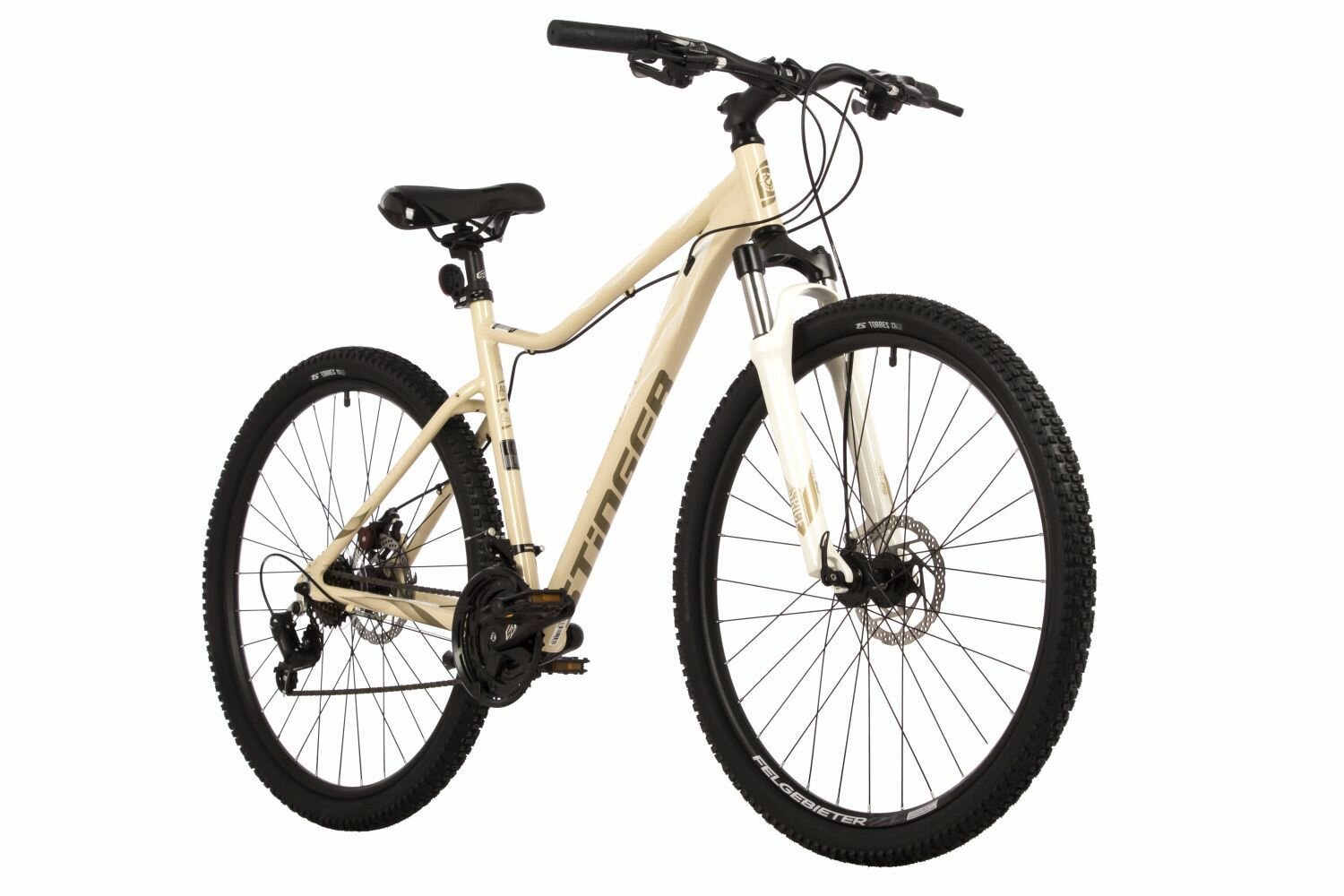 Велосипед STINGER 27.5" LAGUNA EVO бежевый, алюминий, размер 17"