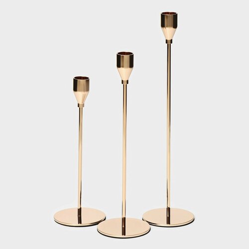 Набор подсвечников Классика 3 шт 22527325х8см 1775₽