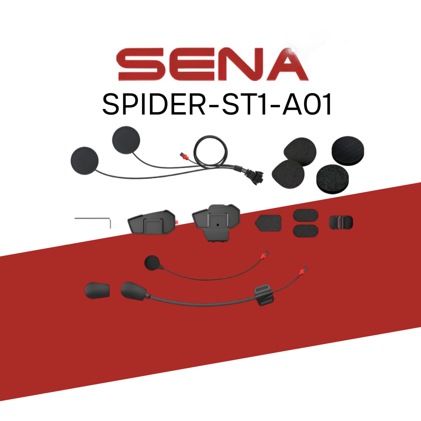 Универсальный комплект SPIDER-ST-A01 (для SENA SPIDER ST1)