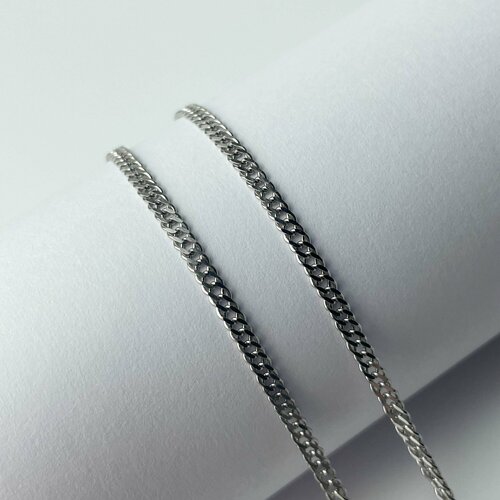 Цепь MINERAL NATION, серебро, 925 проба, длина 55 см, серебристый