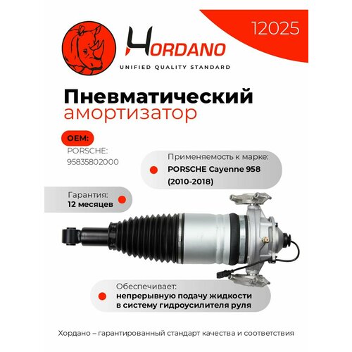 Задний левый пневматический амортизатор PORSCHE Cayenne 958