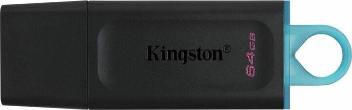 64GB USB 3.2 Флеш-накопитель KINGSTON DataTraveler Exodia чёрный/бирюзовый (DTX/64GB)