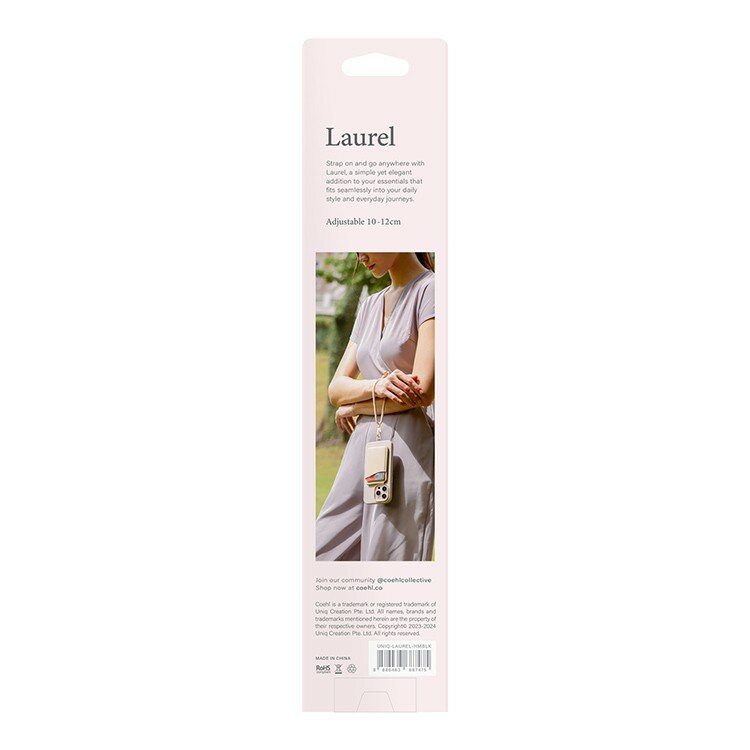 Изображение Uniq шнурок на руку для телефона COEHL Laurel Handstrap, черный
