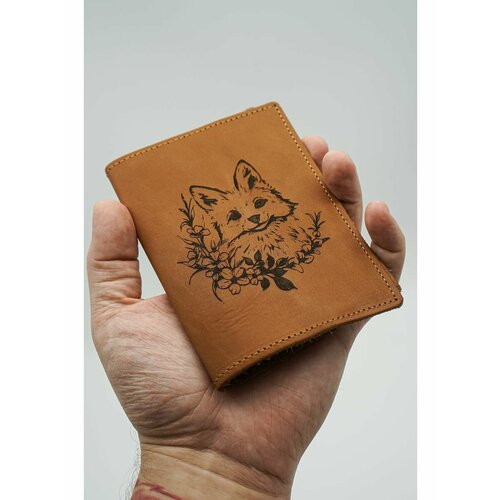 Обложка для паспорта КОЖЬЕ, белый